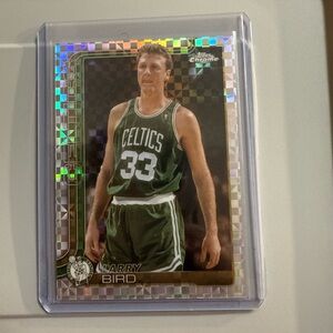 🔥2025-26 Topps Chrome Basketball Larry Bird Pulsar Refractor #243 Boston Celtics